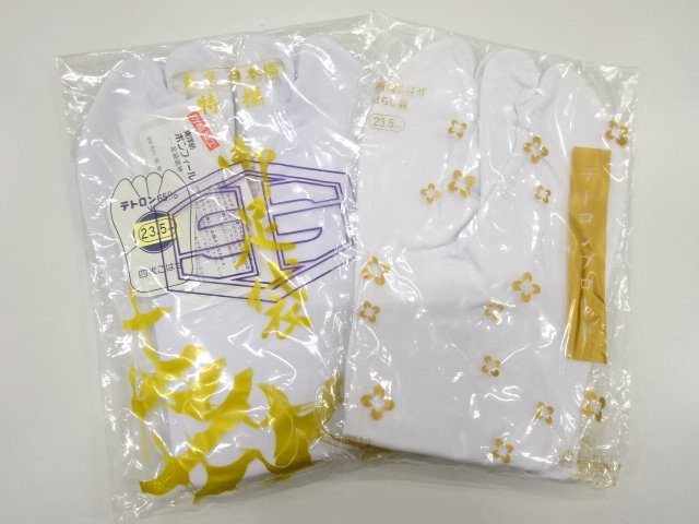 未使用品　白足袋2足セット(23.5センチ)